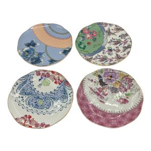 Wedgwood (ウェッジウッド) プレート バタフライブルーム 4枚セット