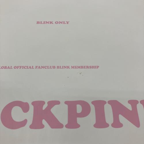 BLACK PINK (ブラックピンク) プレミアムメンバーシップキット 限定グッズセット