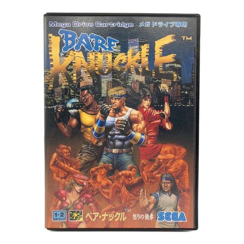 ベアナックル 怒りの鉄拳 メガドライブ用ソフト