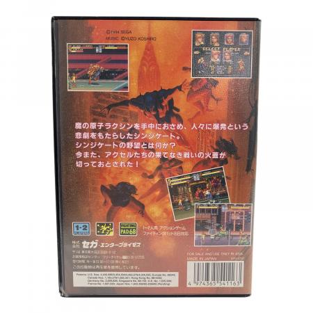 ベアナックルⅢ メガドライブ用ソフト｜トレファクONLINE