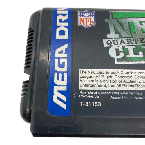NFLクォーターバッククラブ'95 メガドライブ用ソフト ソフトのみ 動作確認済み