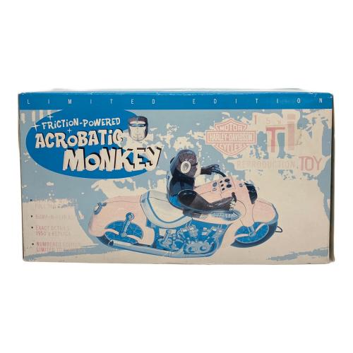 アントレックス HARLEY-DAVIDSON(ハーレーダビッドソン) レトロ雑貨 ハーレー＆モンキー ブリキ ACROBATIC MONKEY