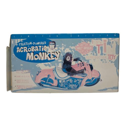 アントレックス HARLEY-DAVIDSON(ハーレーダビッドソン) レトロ雑貨 ハーレー＆モンキー ブリキ ACROBATIC MONKEY