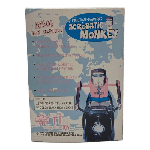 アントレックス HARLEY-DAVIDSON(ハーレーダビッドソン) レトロ雑貨 ハーレー＆モンキー ブリキ ACROBATIC MONKEY