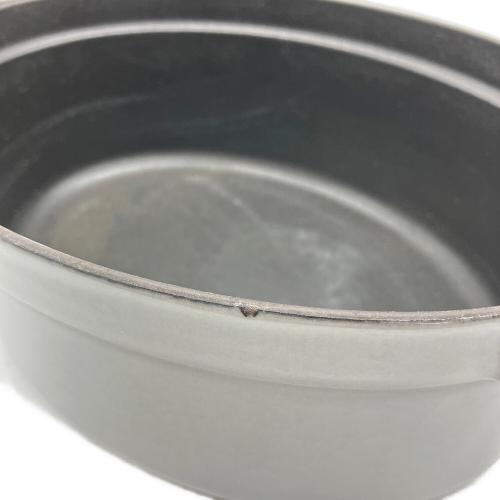 Staub (ストウブ) ピコ・ココット オーバル 27cm グレー 40500-276