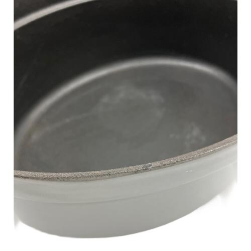 Staub (ストウブ) ピコ・ココット オーバル 27cm グレー 40500-276