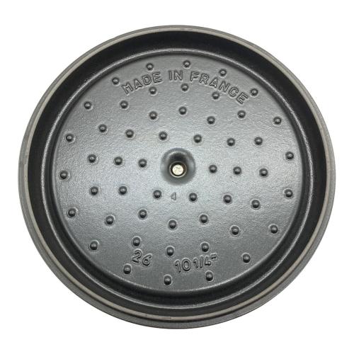 Staub (ストウブ) ピコ・ココット ラウンド シャロー 26cm ブラック