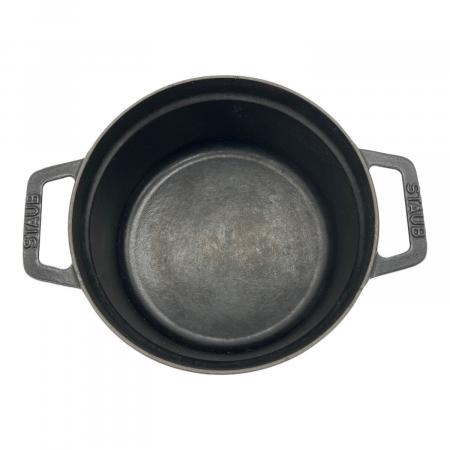 Staub (ストウブ) ピコ・ココット ラウンド 20cm ブラック 鋳鉄 両手鍋