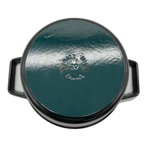 Staub (ストウブ) ピコ・ココット ラウンド 20cm ブラック 鋳鉄 両手鍋