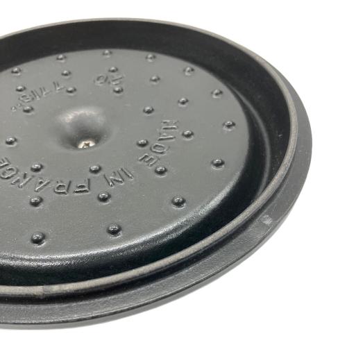 Staub (ストウブ) ピコ・ココット ラウンド 20cm ブラック 鋳鉄 両手鍋