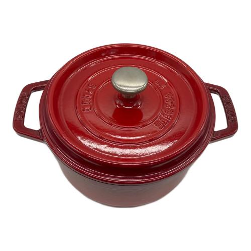 Staub (ストウブ) ピコ ココット ラウンド 18cm レッド