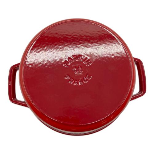 Staub (ストウブ) ピコ ココット ラウンド 18cm レッド
