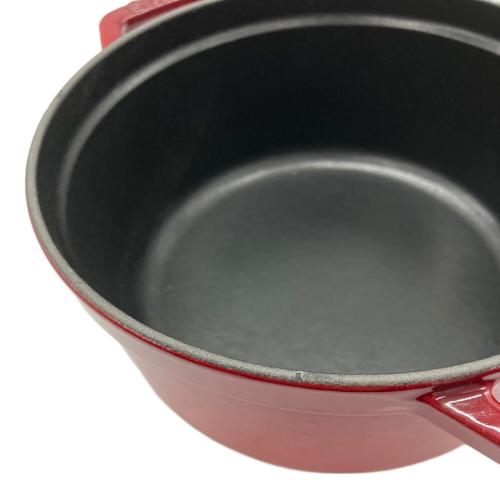 Staub (ストウブ) ピコ ココット ラウンド 18cm レッド