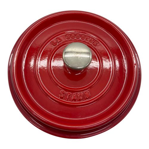 Staub (ストウブ) ピコ ココット ラウンド 18cm レッド