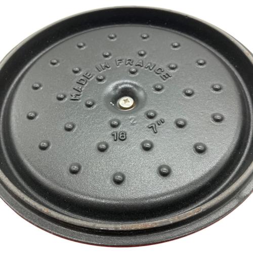 Staub (ストウブ) ピコ ココット ラウンド 18cm レッド