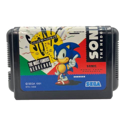 SEGA(セガ) ソニック・ザ・ヘッジホッグ メガドライブ用ソフト 動作確認済み