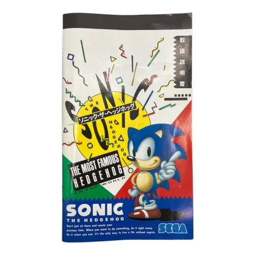 SEGA(セガ) ソニック・ザ・ヘッジホッグ メガドライブ用ソフト 動作