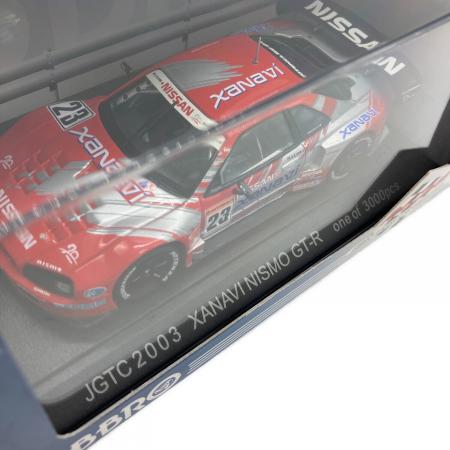 EBBRO (エブロ) 1/43 JGTC2003 XANAVI NISMO GT-R #23(レッド×シルバー