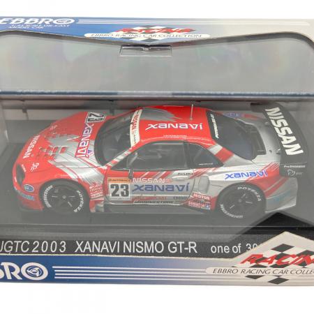 EBBRO (エブロ) 1/43 JGTC2003 XANAVI NISMO GT-R #23(レッド×シルバー