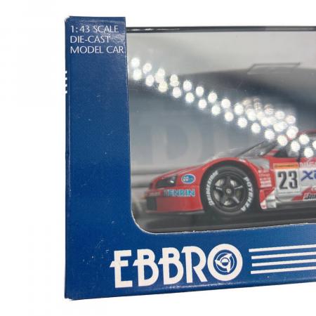 EBBRO (エブロ) 1/43 JGTC2003 XANAVI NISMO GT-R #23(レッド×シルバー