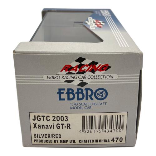 EBBRO (エブロ) 1/43 JGTC2003 XANAVI NISMO GT-R #23(レッド×シルバー) 「RACING CAR COLLECTION」 モデルカー
