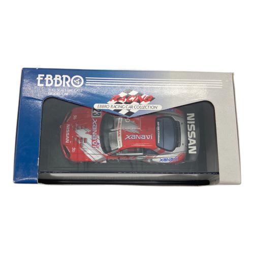 EBBRO (エブロ) 1/43 JGTC2003 XANAVI NISMO GT-R #23(レッド×シルバー) 「RACING CAR COLLECTION」 モデルカー