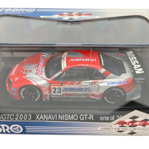 EBBRO (エブロ) 1/43 JGTC2003 XANAVI NISMO GT-R #23(レッド×シルバー) 「RACING CAR COLLECTION」 モデルカー