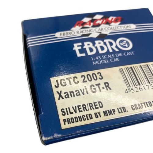 EBBRO (エブロ) 1/43 JGTC2003 XANAVI NISMO GT-R #23(レッド×シルバー) 「RACING CAR COLLECTION」 モデルカー