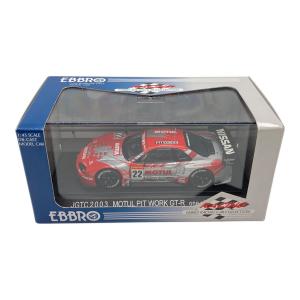 EBBRO (エブロ) 1/43 JGTC2003 モチュール ピットワーク GT-R #22(レッド×シルバー) 「RACING CAR COLLECTION」 モデルカー