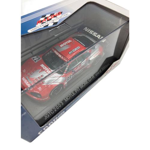 EBBRO (エブロ) 1/43 JGTC2003 モチュール ピットワーク GT-R #22(レッド×シルバー) 「RACING CAR COLLECTION」 モデルカー