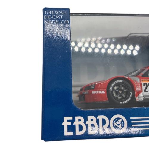 EBBRO (エブロ) 1/43 JGTC2003 モチュール ピットワーク GT-R #22(レッド×シルバー) 「RACING CAR COLLECTION」 モデルカー