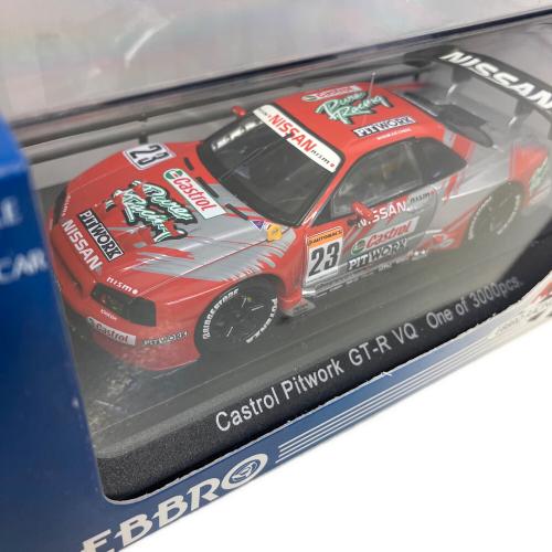 EBBRO (エブロ)　モデルカー 1/43 カストロールピットワーク GT-R V6 JTGC '02
