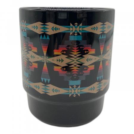 Fire King (ファイヤーキング) PENDLETON マグカップ ブラック 布付き