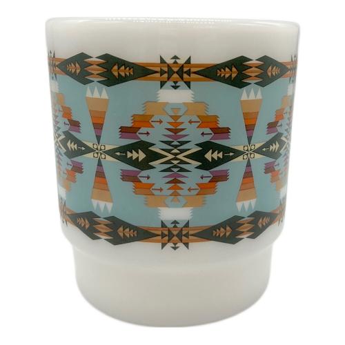 Fire King (ファイヤーキング) PENDLETON マグカップ ホワイト