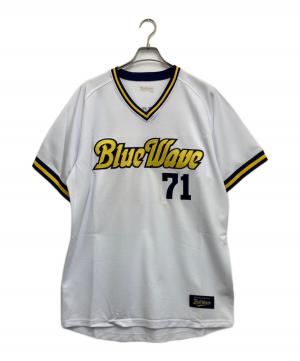 オリックス・バファローズ オリックスブルーウェーブ復刻ユニフォーム 岸田監督 #71 メンズ SIZE XO(XXL相当) ホワイト