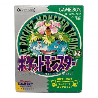 Nintendo (ニンテンドウ) ポケットモンスター緑 ゲームボーイ用ソフト 箱・取説付