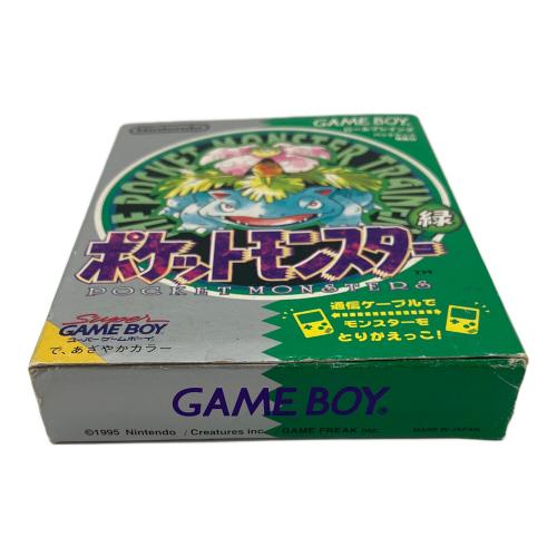 Nintendo (ニンテンドウ) ポケットモンスター緑 ゲームボーイ用ソフト