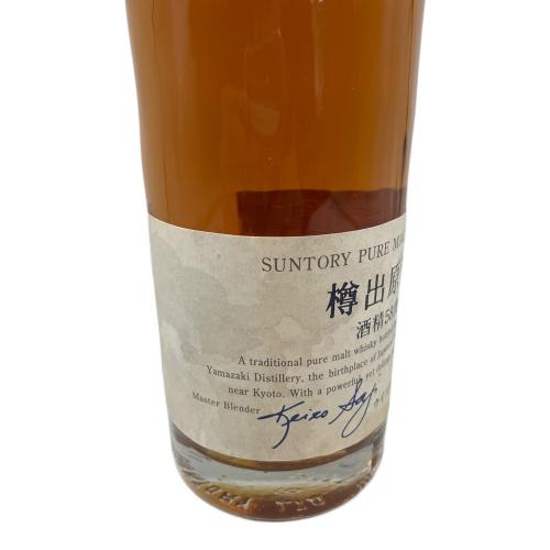 サントリー 山崎 ジャパニーズウィスキー 樽出原酒 酒精58度 500ml　未開封