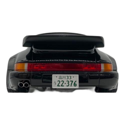 AUTOart (オートアート) 1/18 ポルシェ911 (930）ターボ 湾岸ミッドナイト ブラックバード 78156 モデルカー ヨゴレ有