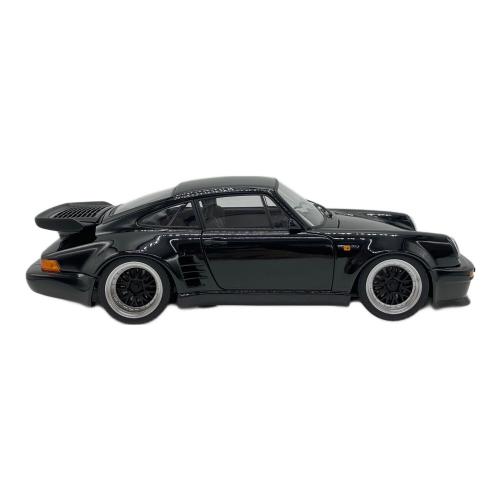 AUTOart (オートアート) 1/18 ポルシェ911 (930）ターボ 湾岸ミッドナイト ブラックバード 78156 モデルカー ヨゴレ有