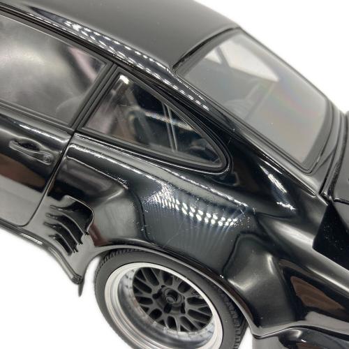 AUTOart (オートアート) 1/18 ポルシェ911 (930）ターボ 湾岸ミッドナイト ブラックバード 78156 モデルカー ヨゴレ有