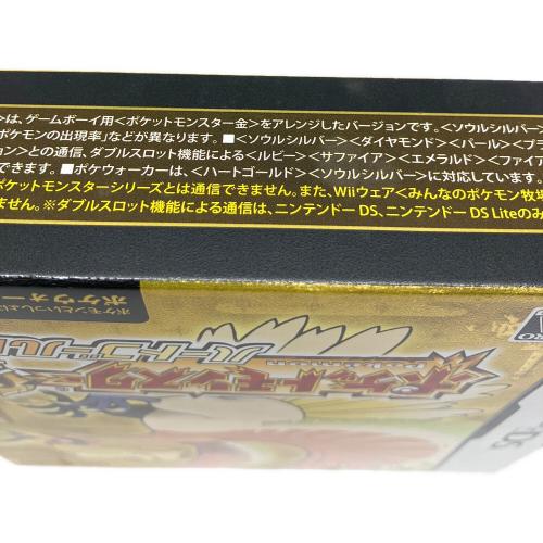 DS ポケットモンスター ハートゴールド　ポケウォーカー同封 DS用ソフト ポケウォーカー同梱 箱キズ有 ポケットモンスターハート