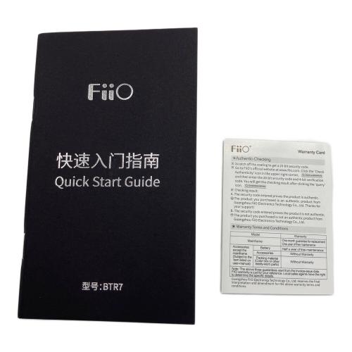 FiiO (フィーオ) ヘッドホンアンプ BTR7 2022年製｜トレファクONLINE