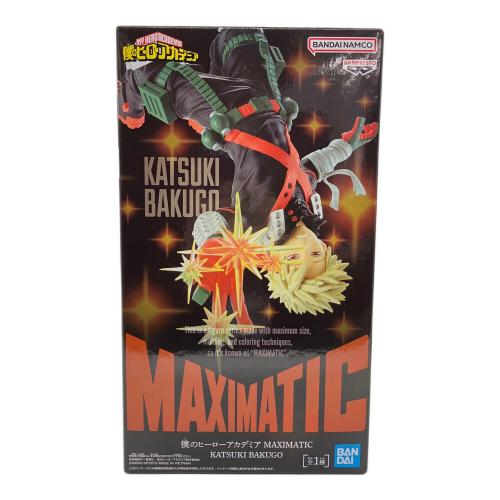 僕のヒーローアカデミア (ボクノヒーローアカデミア) MAXIMATIC KATSUKI BAKUGO フィギュア 未開封品