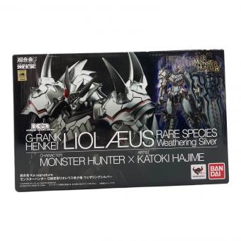 BANDAI (バンダイ) モンスターハンター G級変形リオレウス 希少種 ウェザリングシルバー フィギュア 超合金