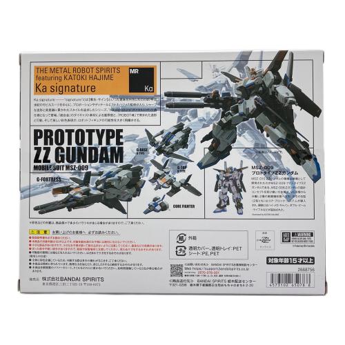 BANDAI (バンダイ) MSZ-009 プロトタイプZZガンダム バンダイ 機動戦士ガンダムZZ フィギュア 未開封 METAL ROBOT魂（Ka signature）