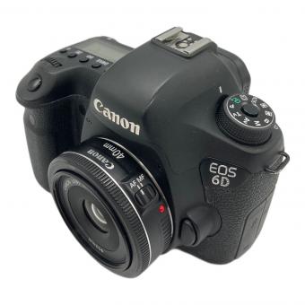 CANON (キヤノン) デジタル一眼レフカメラ EOS6D 40mm F2.8レンズ付 パネルヤケ・キズ有