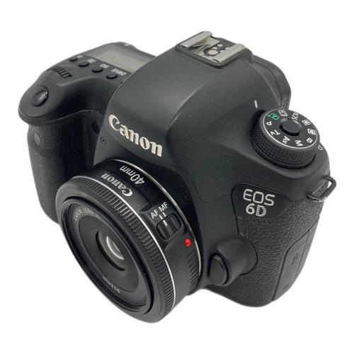 CANON (キヤノン) デジタル一眼レフカメラ EOS6D 40mm F2.8レンズ付 パネルヤケ・キズ有