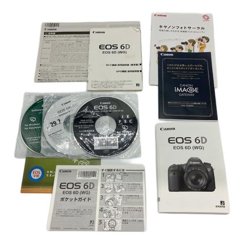 CANON (キヤノン) デジタル一眼レフカメラ EOS6D 40mm F2.8レンズ付 パネルヤケ・キズ有