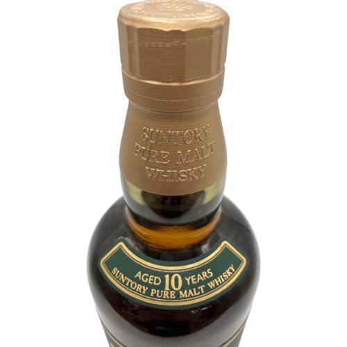 サントリー 山崎 ジャパニーズウィスキー 10年 PURE MALT  グリーンラベル 700ml